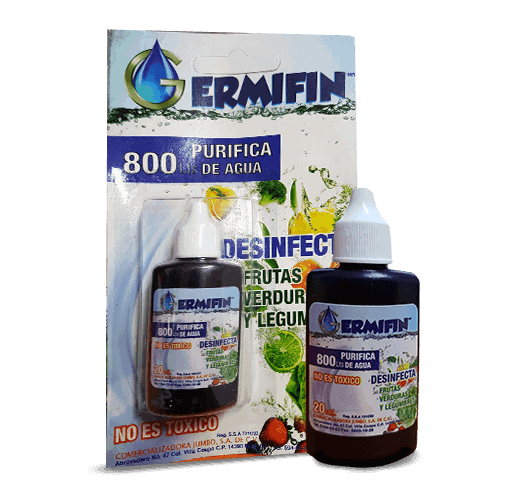 Germifin-Plata-coloidal-desinfectante de verduras-tipo-microdyn-Desinfectar frutas-microbicida
